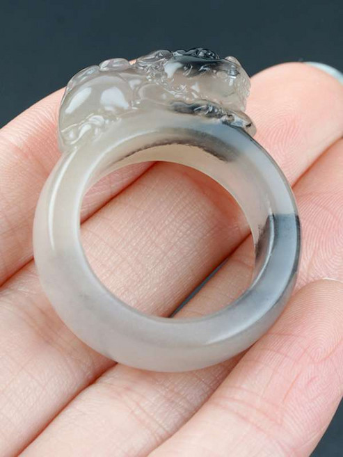 천연옥반지 옥가락지 혼주 백옥 제이드 프리미엄