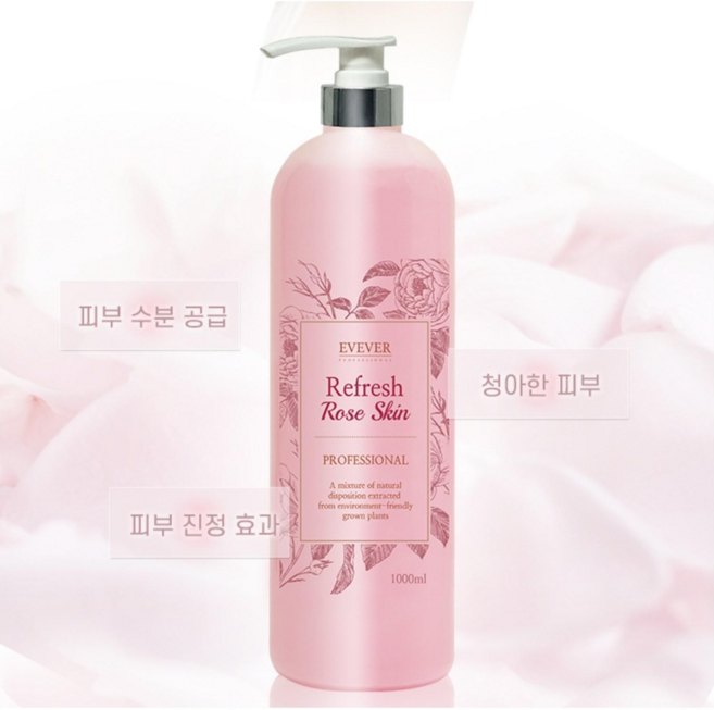 이브에버 리프레쉬 로즈 스킨, 1L, 1개