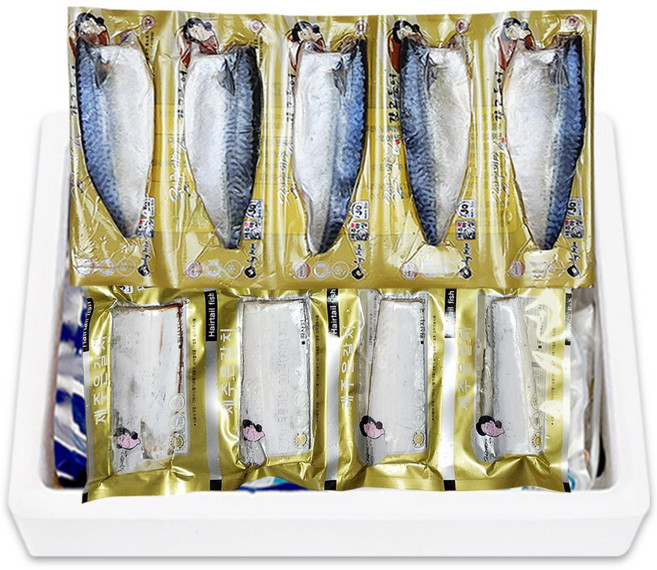 제주특산생선 제주고등어살 은갈치 세트 고갈 모듬, 1세트, 1.9kg이상 (선택2: 고10 갈3)