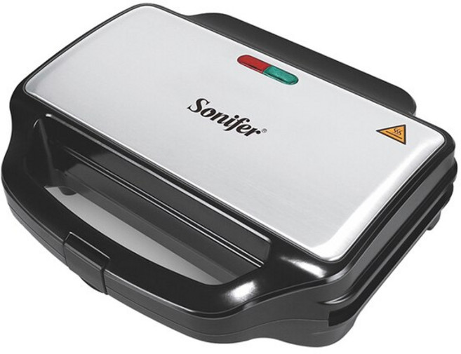 Sonifer 전동 샌드위치 메이커 900W 그릴 플레이트 주방 가전 요리 아침 와플 붙지 않는 철 팬, CHINA_Waffle Maker | UK, [02] UK