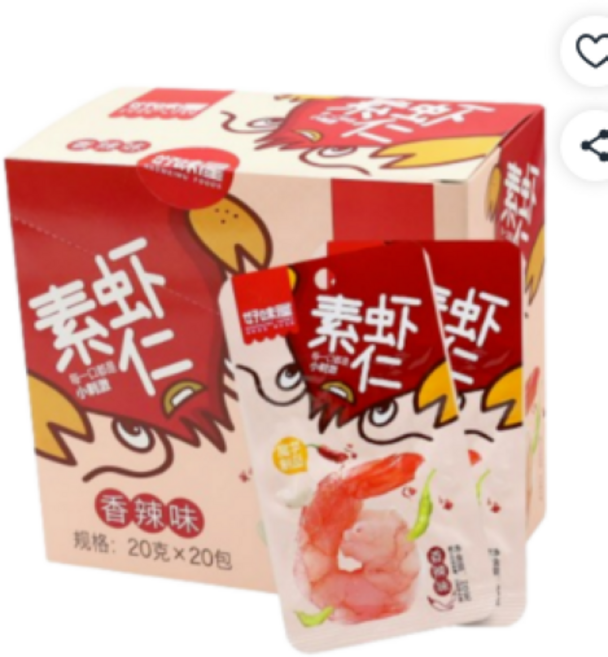 [라니푸드]소하인 향라맛 새우곤약 중국간식, 400g, 2개