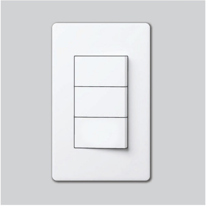 dosel D2 3로 3구 스위치 셀프인테리어 국산 KS인증, 1개