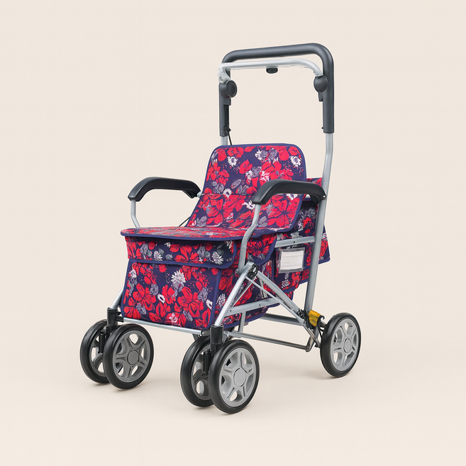 온빛케어 장기요양등급 복지용구 어르신 성인용보행기 SK-130, 장기요양등급 구매 ( 본인부담율 9%), 그린체크