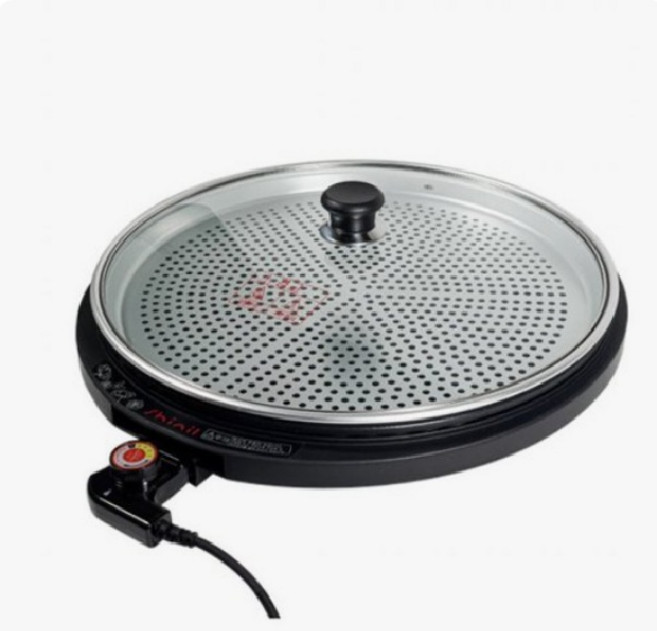 [신일전자] 원형 멀티그릴/찜기 잔치팬 43CM(특대형) 불소코팅, SPP-EW880