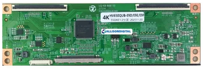 오리지널 HV650QUB-E9D/HV650QUB-E9E/HV650QUB-E9F 4K 로직 Tcon TV 보드 재고 있음, 02 only board