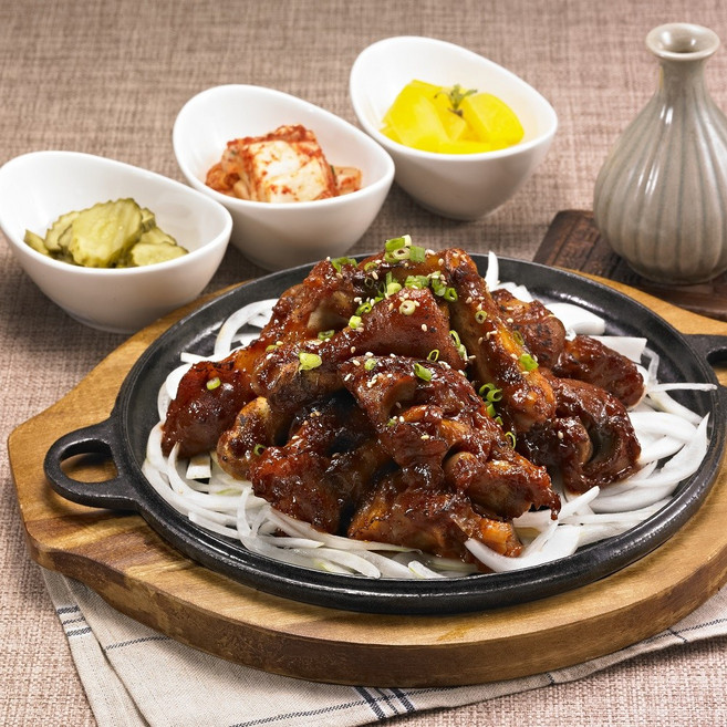 달보드레 매운불족발 미니슬라이스 국내산 500g, 1팩