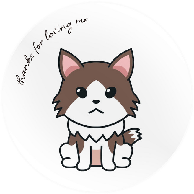 온리유 강아지 동물 휴대폰 핸드폰 아크릴 스마트톡, 13, 1개