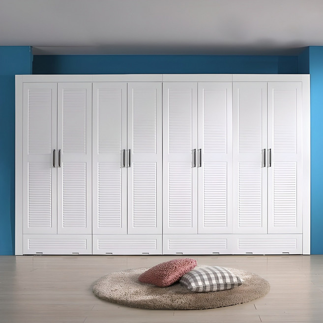 국내제작 직접배송 키높이 올루바 서랍형 3240mm 장롱 옷장 이불장 양복장, 화이트