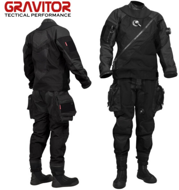 [모비스] 그라비터 스쿠버 다이빙 드라이슈트 X1 랩터 블랙, 상세 설명 참조