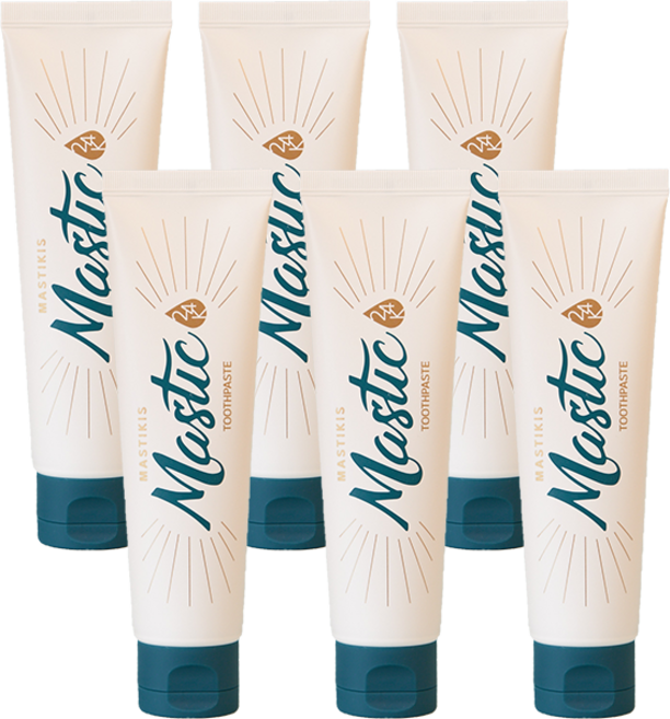 매스틱치약 / 매스틱 고함량 / 무불소 / 그리스산 매스틱 수지 함유 / 매스틱24K, 6개, 110g