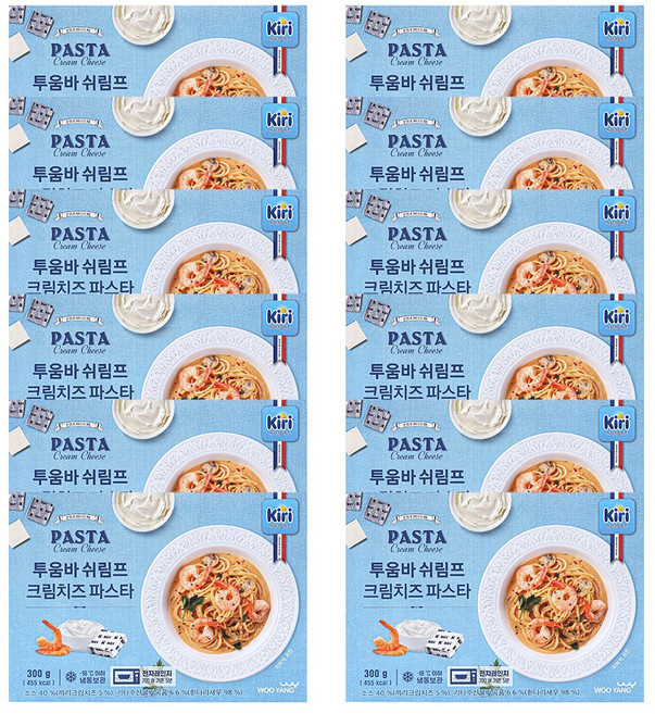 끼리 투움바 쉬림프 크림치즈 파스타, 300g, 12개