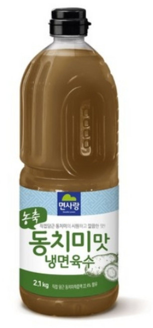 면사랑 동치미맛 냉면육수, 2.1kg, 2개