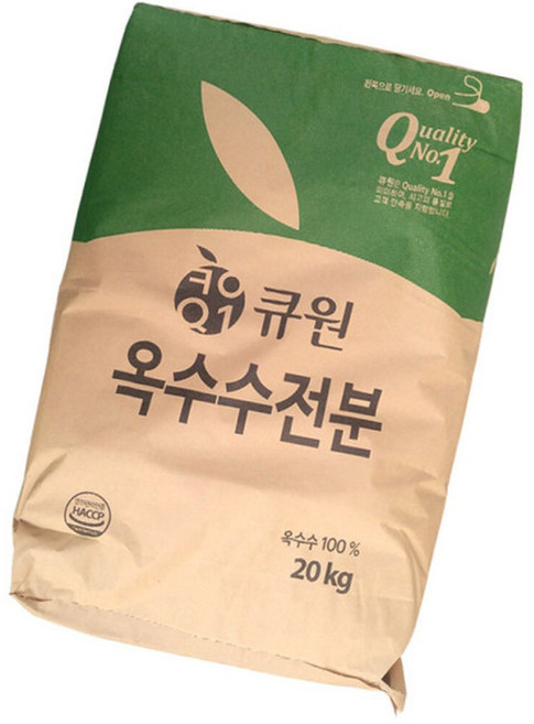 큐원 옥수수전분 20kg, 1개