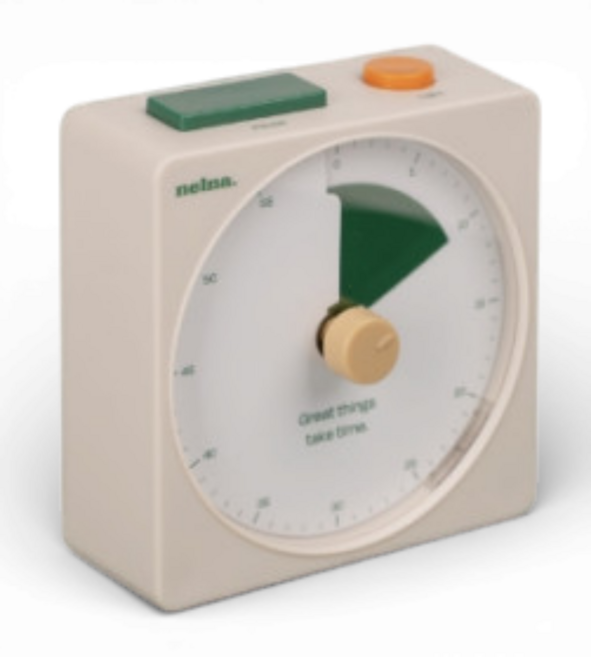 (오늘출발) 낼나 포커스 온 타이머 구글 시계 공부 타임타이머 클래식 아이보리 BEST, 1개, 파스텔 색상