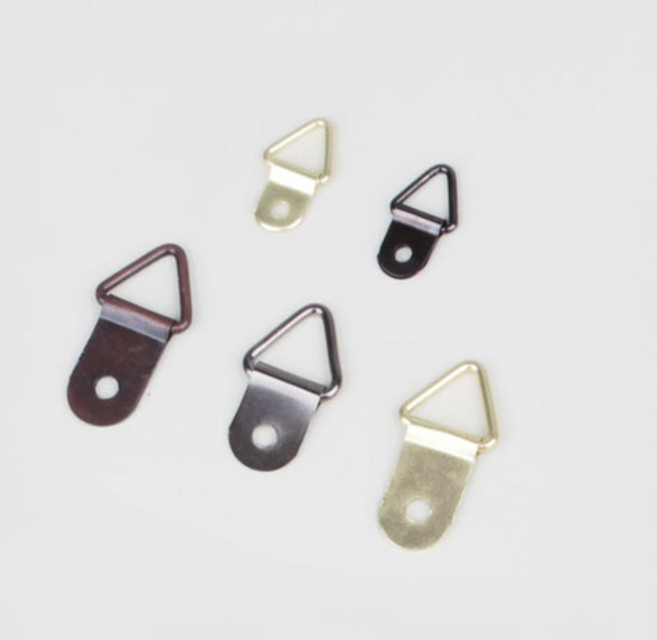 철물백화점 스마트 멀티 액자레일 액자걸이 세트기획전, C08 삼각고리 중(브론즈), 1개