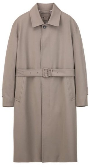 닥스 베이지 울혼방 싱글 트렌치코트 (60512)