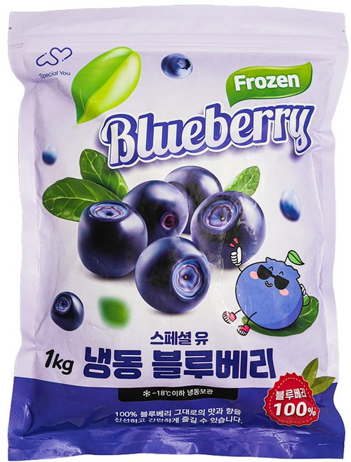 [스페셜유] 미국산 블루베리100% 1kg, 1개