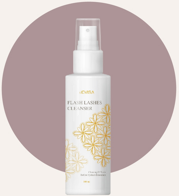 Jovisa 前處理劑(PH5.5) 植睫毛專用清潔液 溫和去除油脂及蛋白質 延長睫毛持久度 角蛋白護理適用, 1個, 去蛋白液
