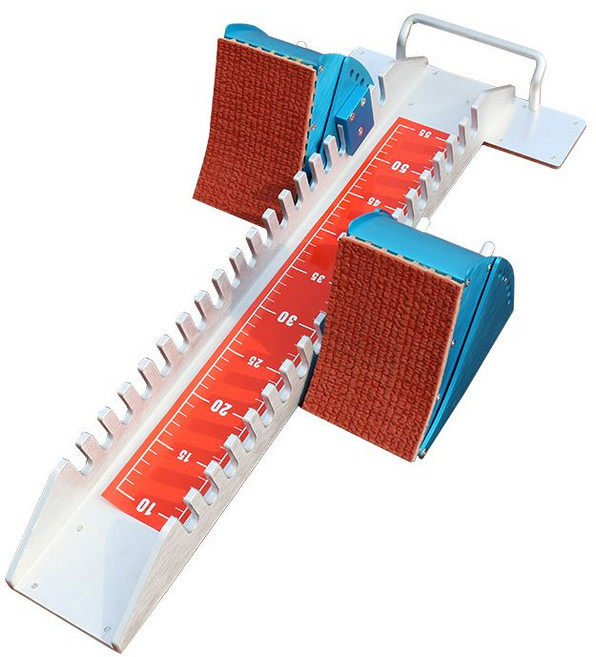 육상 스타팅 블럭 훈련 지지대 달리기 단거리 시합, 3.Q64고급알루미늄합금, 1개
