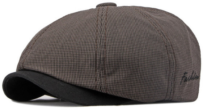 루지온 남성 베레모 헌팅캡 골프 중년 챙모자
