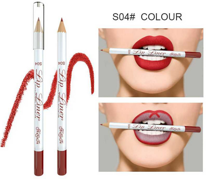 립 1PC 누드 벨벳 매트 립스틱 오래 지속되는 방수 컬러 렌더링 비 스틱 컵 립글레이즈 라이너 펜슬 여성 화장품, [05] 04