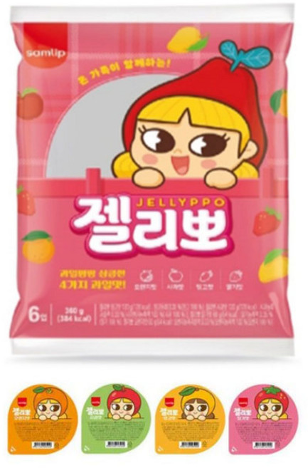 삼립 젤리뽀, 360g, 4개