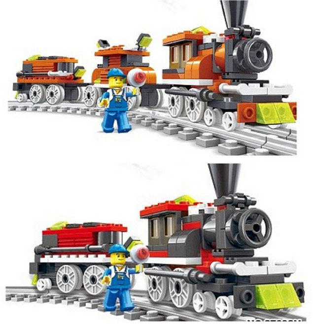 萬格 火車系列 136PCS 27092N 組合積木, 1個