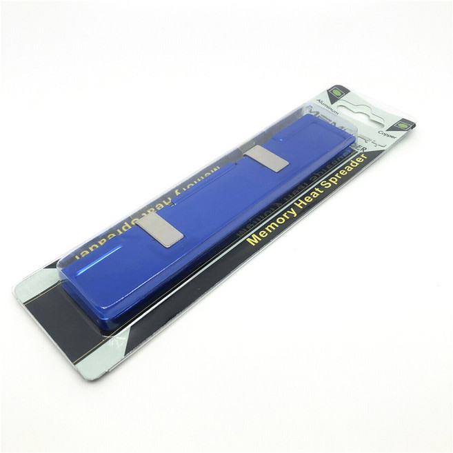 PC 컴퓨터 메모리 클립 RAM 알루미늄 방열판, [04] 보라색, 1개, 보라색