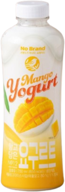 노브랜드 망고 담은 요구르트, 750ml, 1개