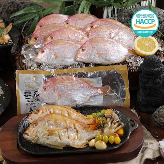 제주 자연산 황돔 500g(4마리), 6개, 500g