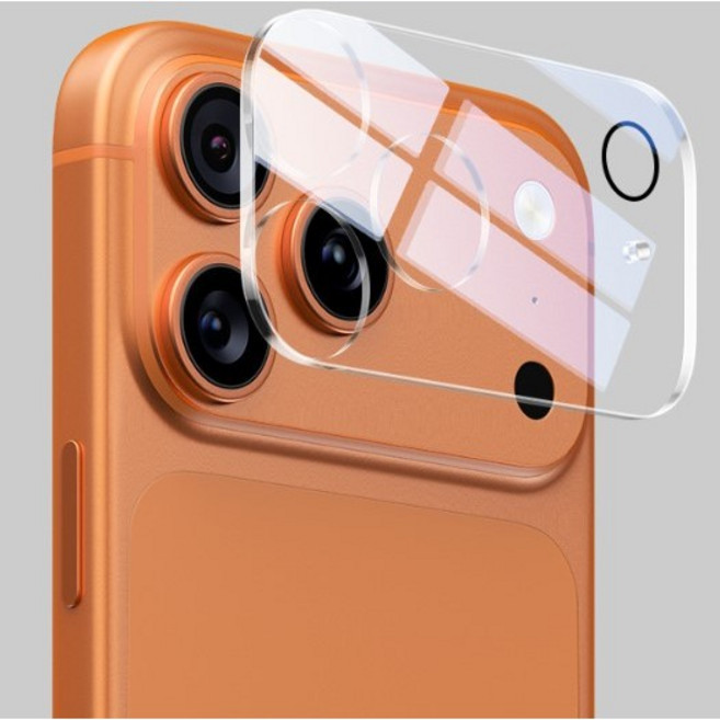 全蓋式鏡頭保護貼 iPhone 14/15/16/17 Pro Max Plus Air 系列專用, 1個, K72 i17 PRO MAX 透明款