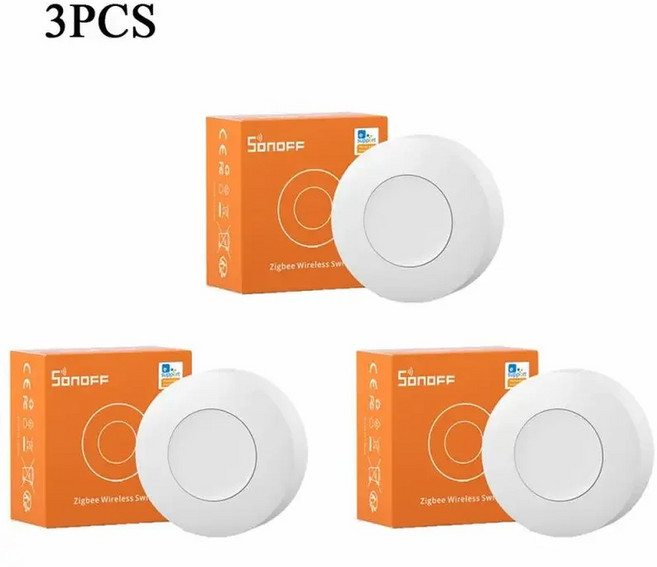 SONOFF SNZB 01P Zigb 무선 스위치 버튼 스마트 장면 EWeLink APP Alexa Home Assistant 용 홈 음성 제어, 01 CHINA, SNZB 01P 3PC