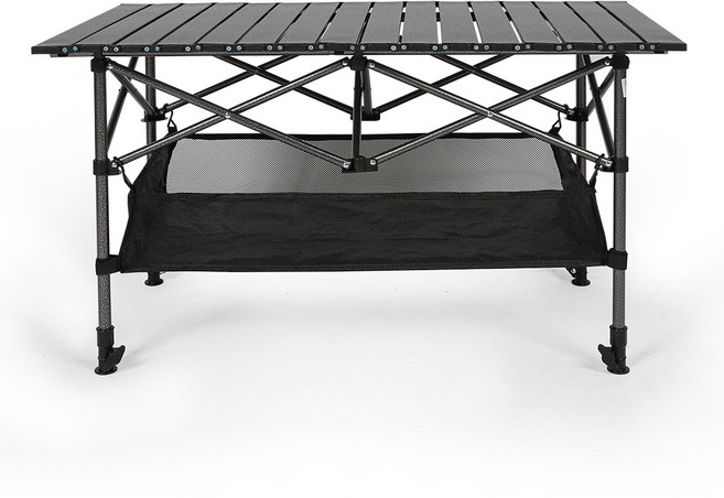 캠프빌리지 캠핑 트렉롤 높이조절 테이블 전용 보관가방, 블랙