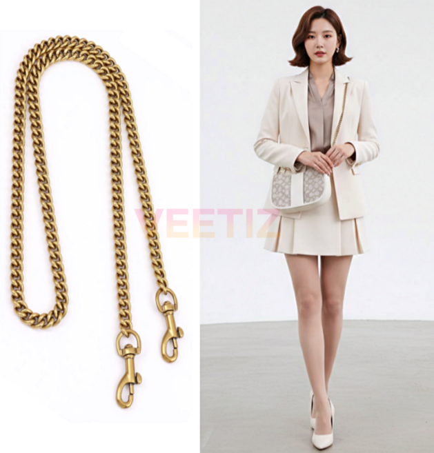 핸드백 지갑 체인줄 스트랩 광폭 가방끈 명품 리폼 60CM-120CM 루이비통 구찌 디올 프라다 생로랑 호환