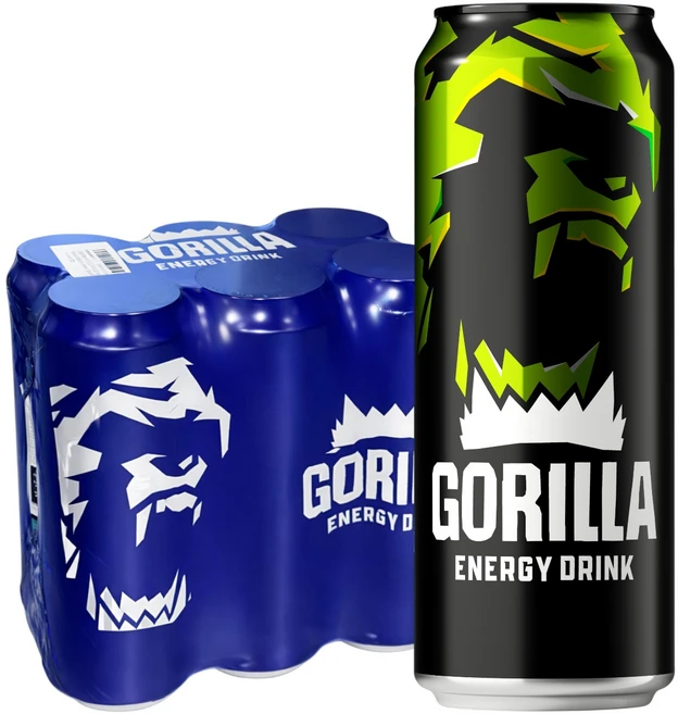 고릴라 에너지 드링크 오리지널, 450ml, 6개입 - 쿠팡