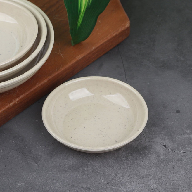 신민찬기 BB 순백 멜라민 그릇 업소용 반찬 식당 앞접시, 신민찬기 1호 마블 9.4cm, 1개