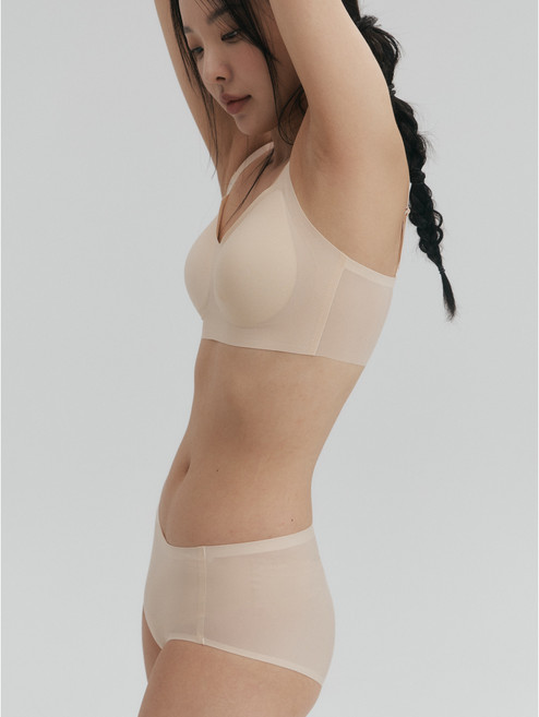 [하성민기업] 여름용 초경량 일체형 라이트윙 심리스브라 후크형 1P