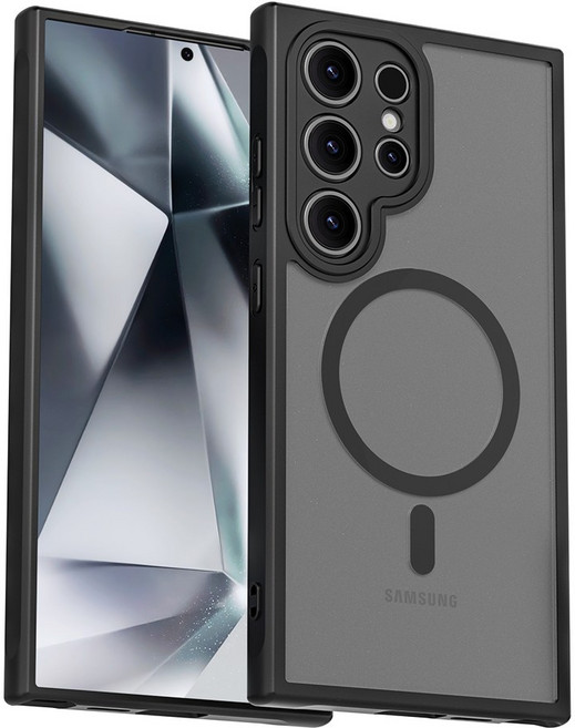 별다섯 핸드폰 맥세이프 반투명 매트 케이스 변색에 강한 자력 마그네틱