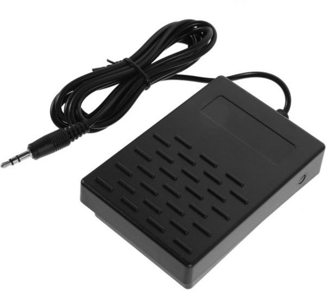 3.5mm 커넥터가 있는 디지털 피아노 및 미디 키보드용 어부팬 유니버설 폴라리티 스위치 서스테인 페달 스튜디오 공연용 호환 전자 키보드 풋, 3.5mm 커넥터가 있는 디지털 피아노 및 미디 키보드