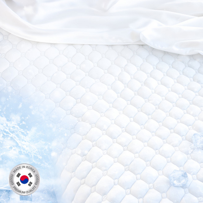 오테너 국산 냉감매트 시원한 여름 아이스 쿨링 침대커버 고정밴드, 쿨링화이트, 쿨매트