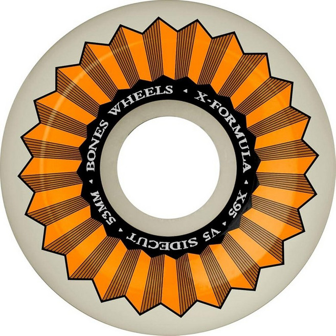 본즈 휠 X-포뮬러 95A 스케이트보드, Annuals V5 Sidecuts, 53mm x 31mm, 1개