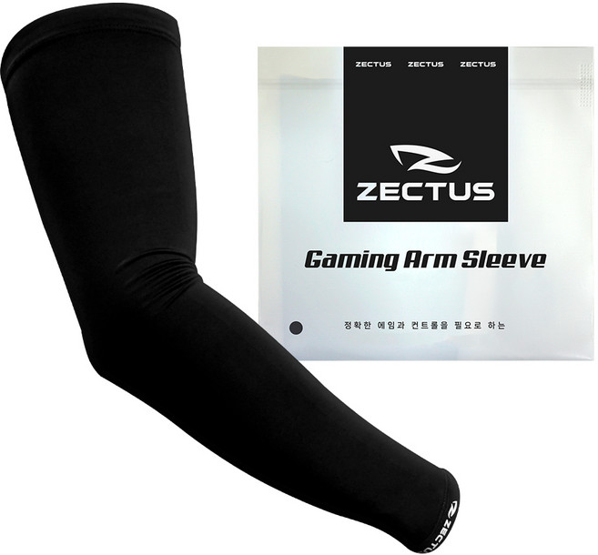 ZECTUS 게이밍 팔토시 유리 하드 패드 암슬리브