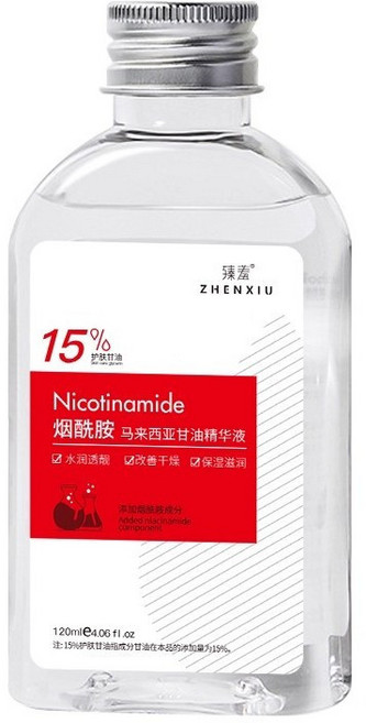 臻秀 15% 煙醯胺馬來西亞甘油 精華液 保濕提亮, 1個, 15馬來西亞甘油*1