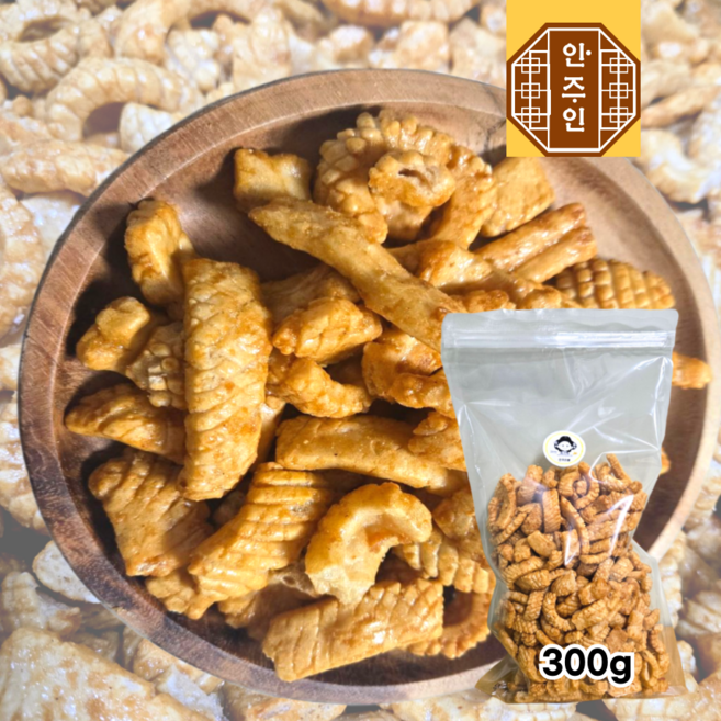 오징어맛칩 맥주 단짠 간식 오징어칩 오징어맛칩 기본 안주 주전부리, 300g, 1개