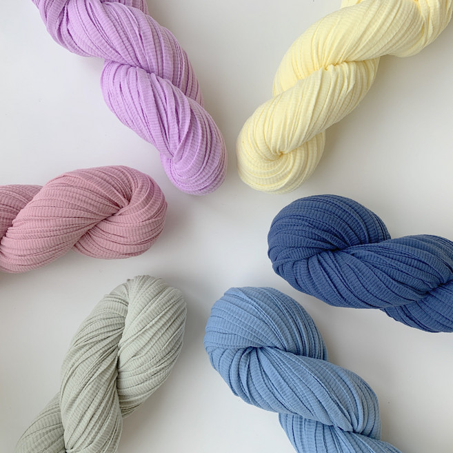 릴리 네트백 뜨기 봄 여름 테이프얀 뜨개질 타래실 망스티치실 6color, 헤지1p, 1개