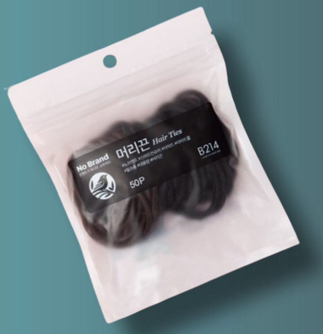 노브랜드 머리 고무줄 200개입