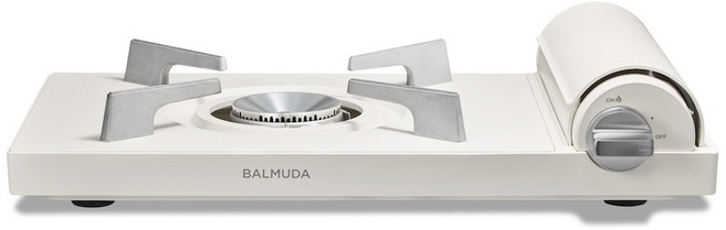 발뮤다 BALMUDA 테이블 가스 스토브 KGS01JP, 1개, 화이트