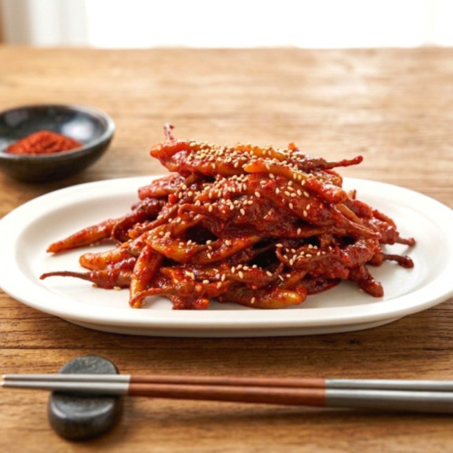 [호진이네] 수제반찬 초고추무침 초고추지무침 양념고추무침, 1개, 1kg