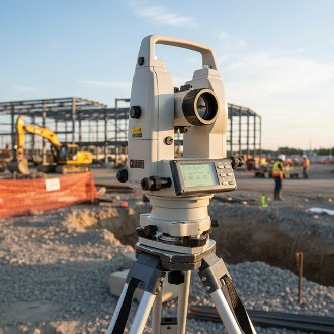 SINCON 데오도라이트 트랜싯 정밀도5 최도독취각도5 양면LCD 광학구심 DT-305F, 1개