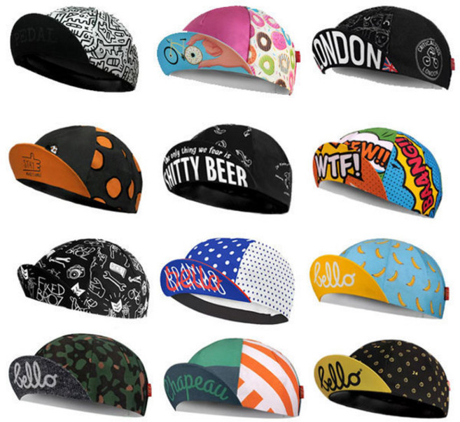 벨로 자전거 쪽모자 싸이클링캡 라이딩 모자 헬멧 속모자, 8.블루 크림